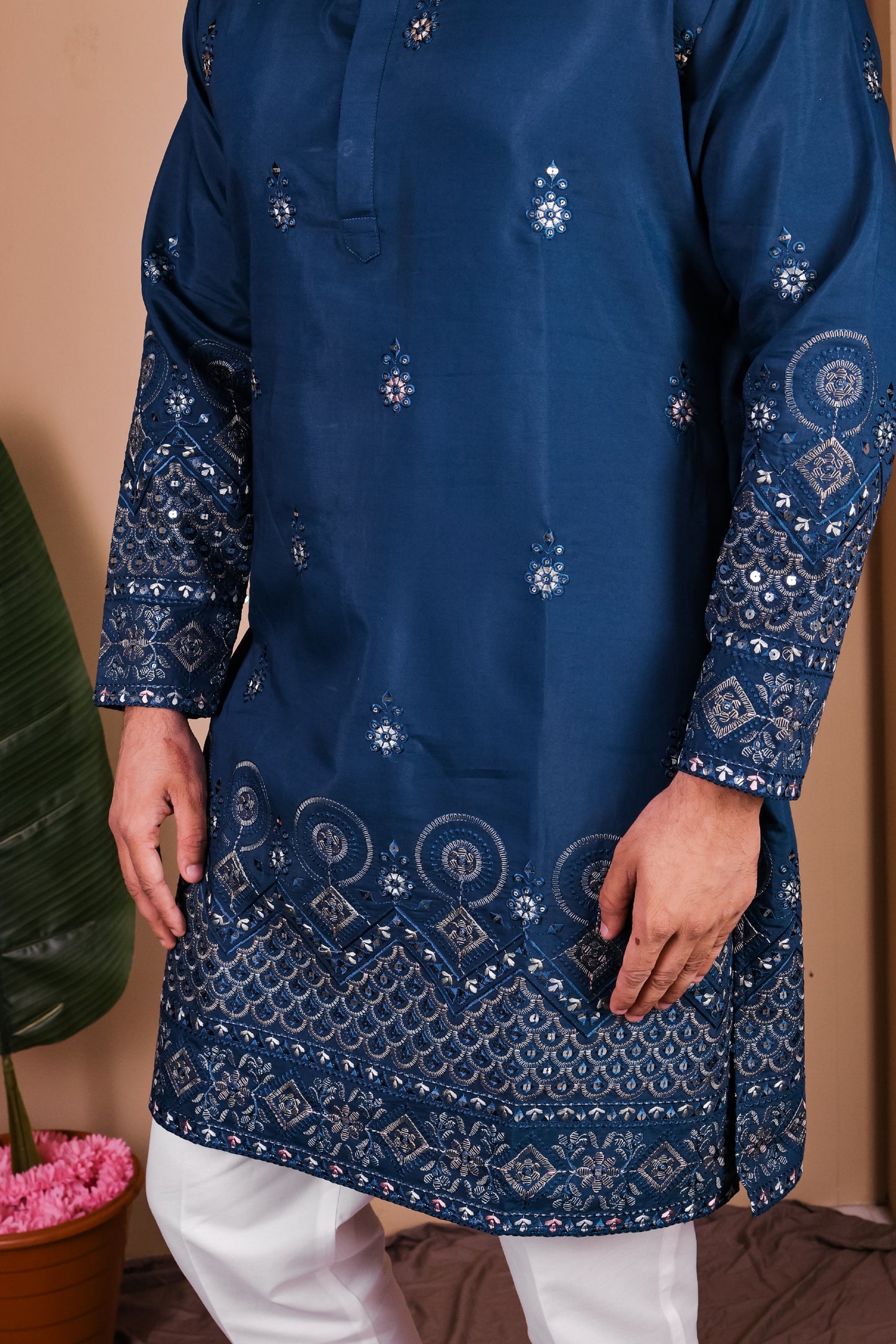 Intricate Sequin Work Kurta