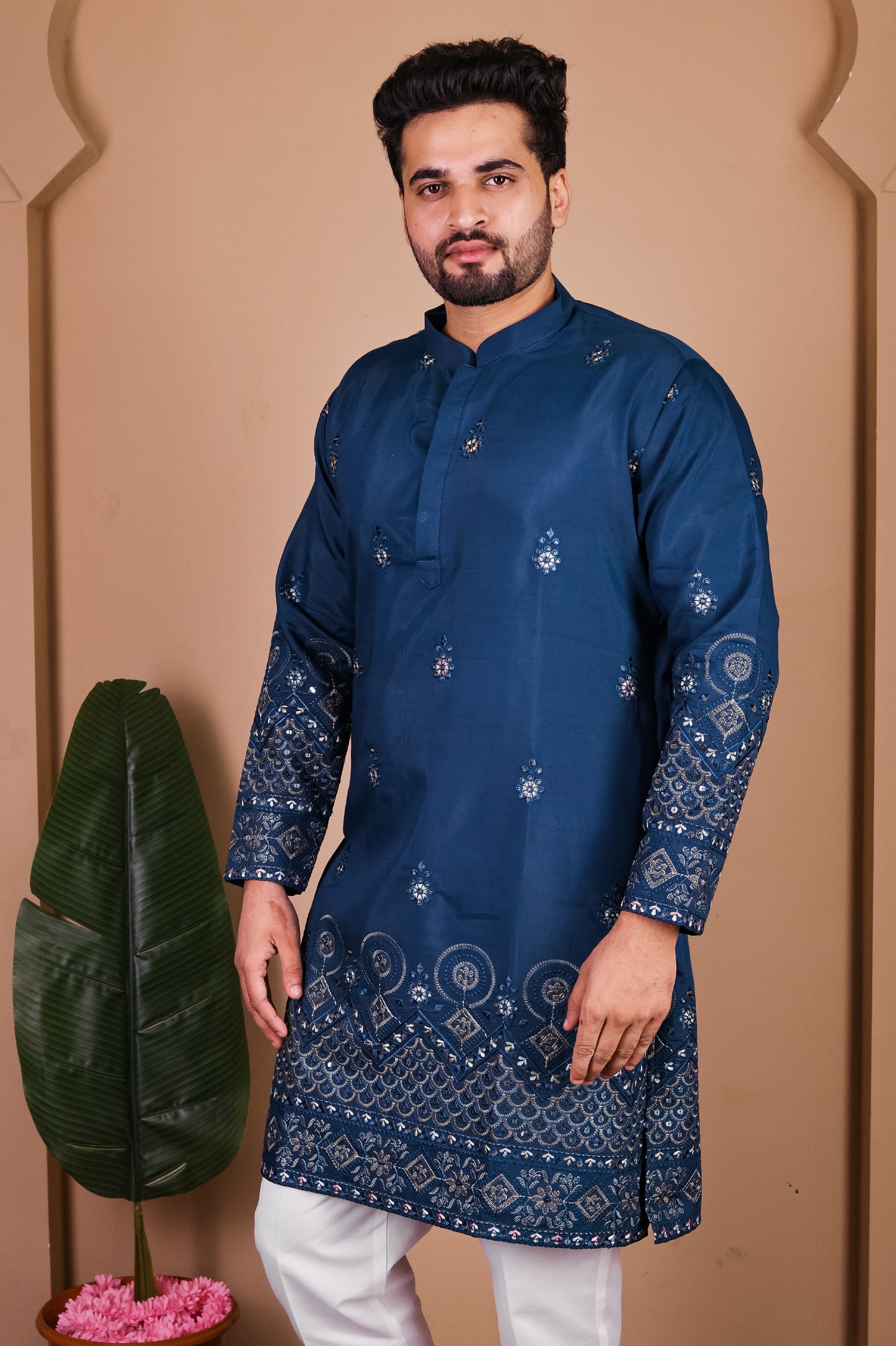 Intricate Sequin Work Kurta