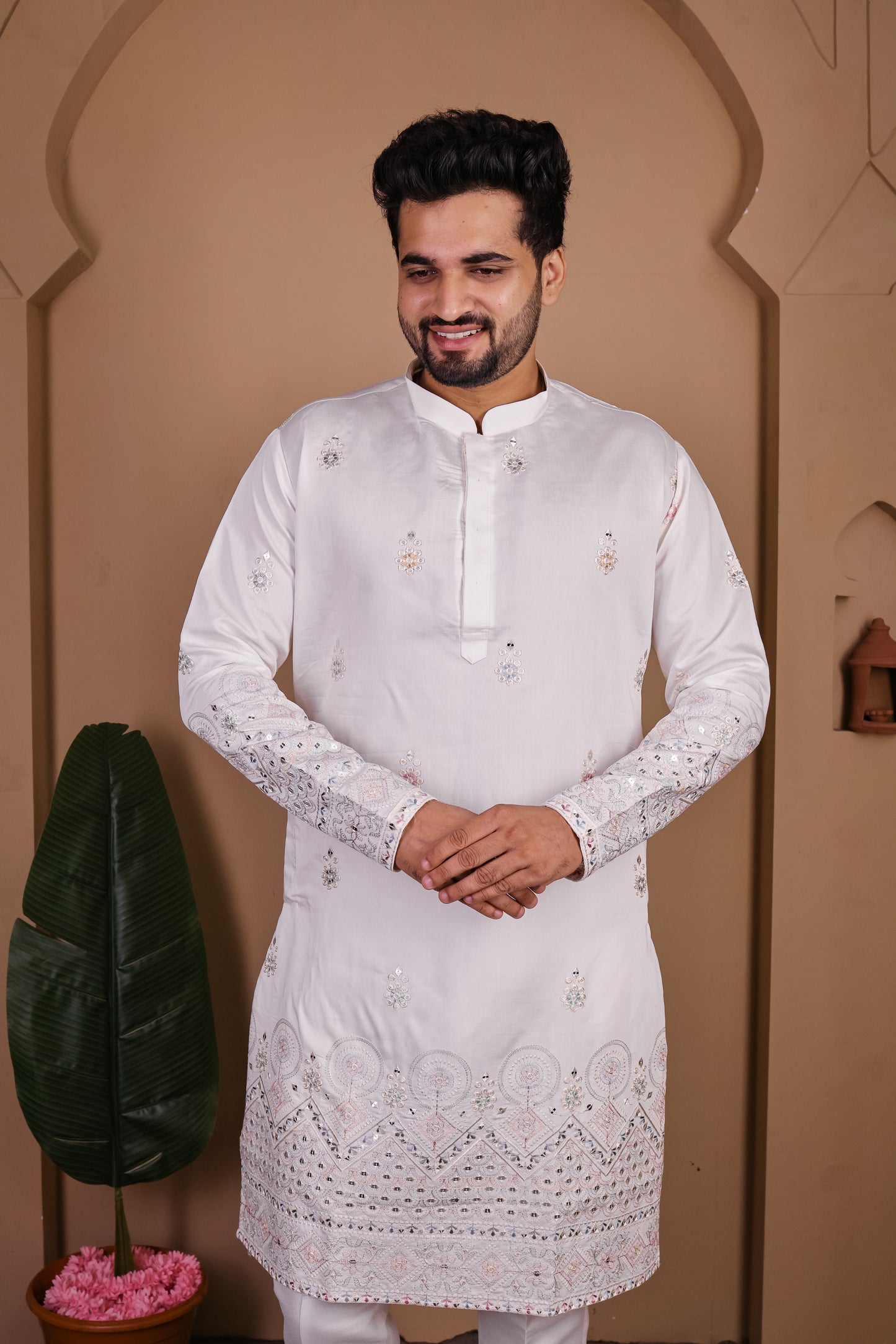 Intricate Sequin Work Kurta
