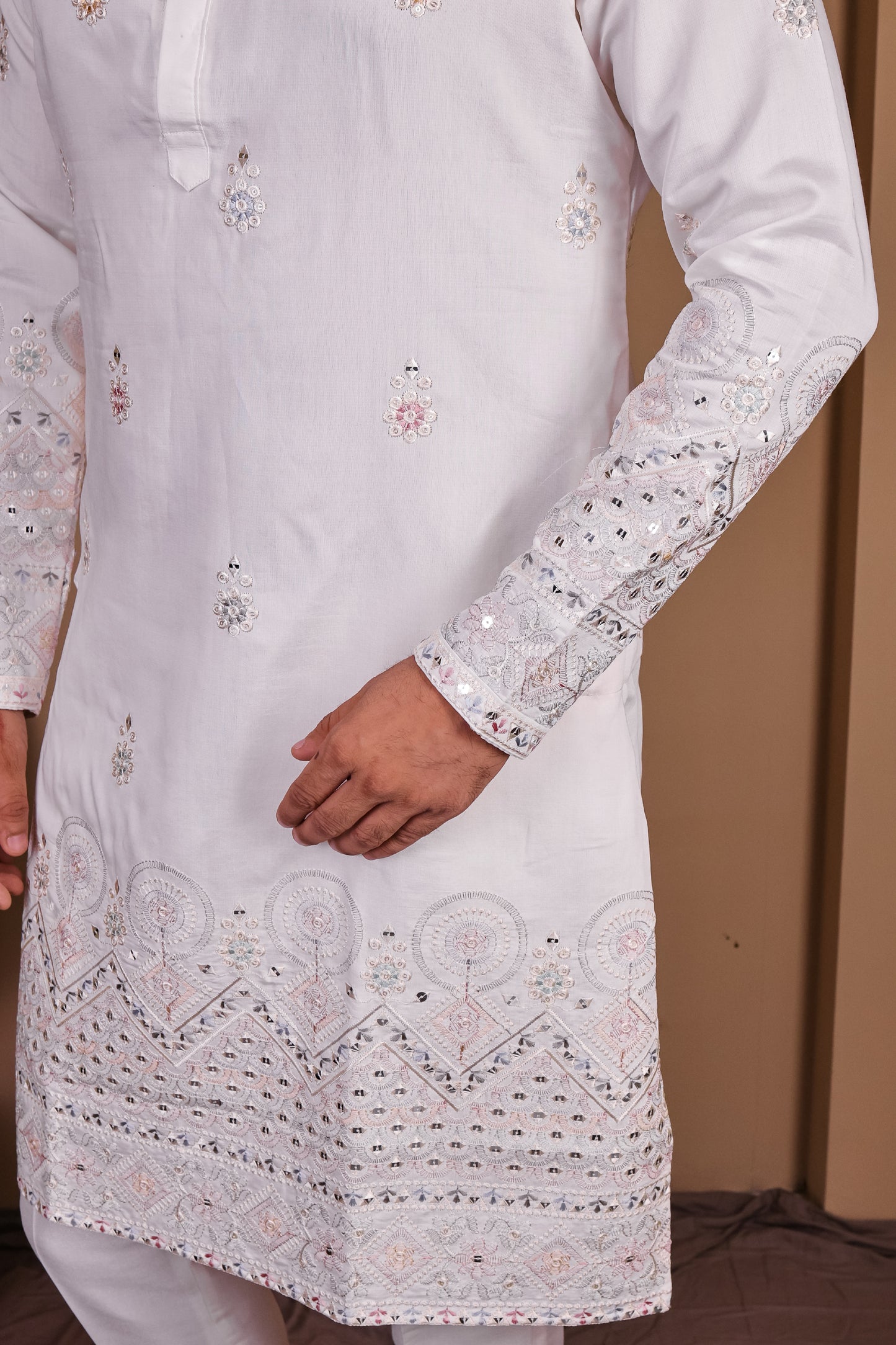 Intricate Sequin Work Kurta