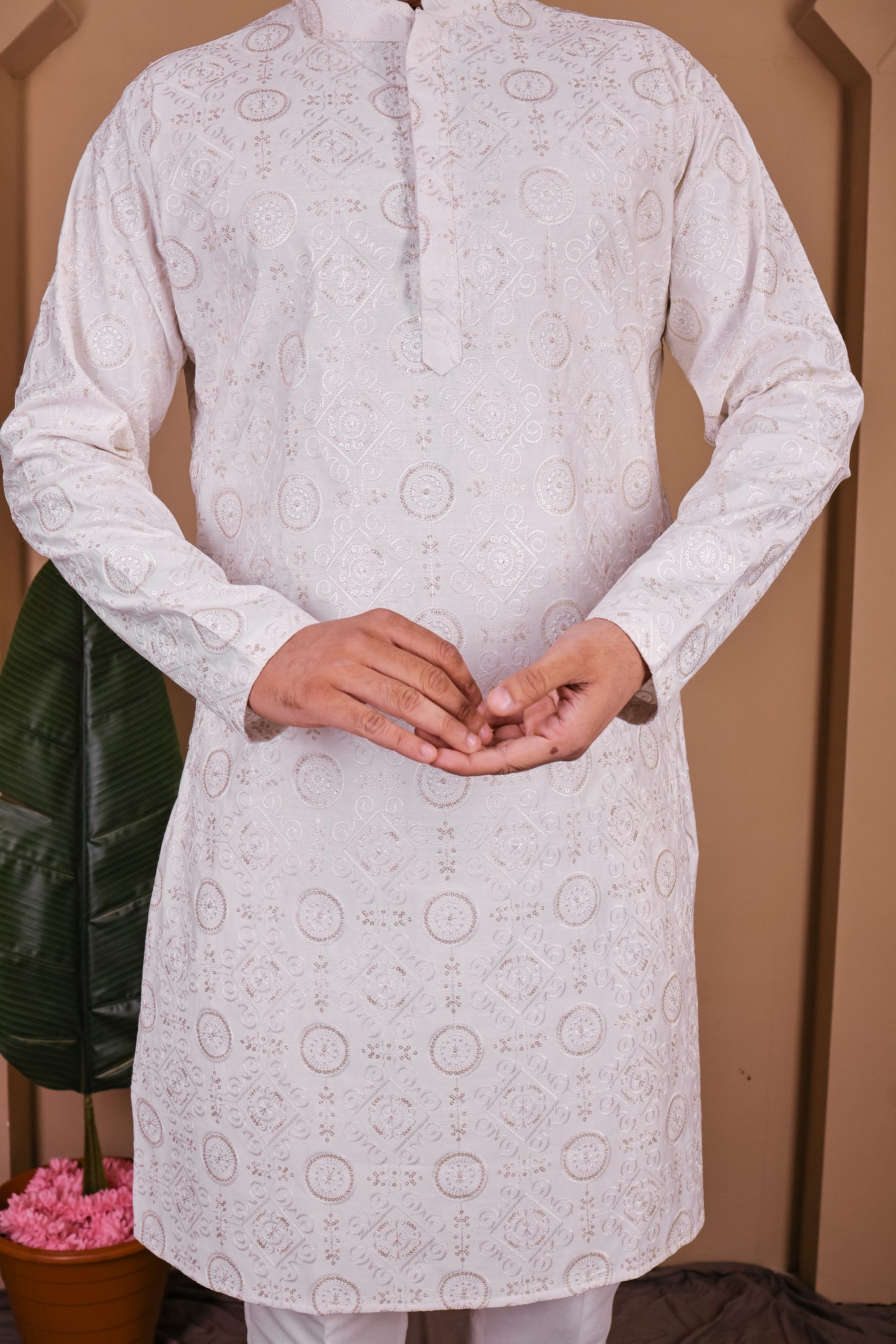 Ornate Chakra Motif Kurta