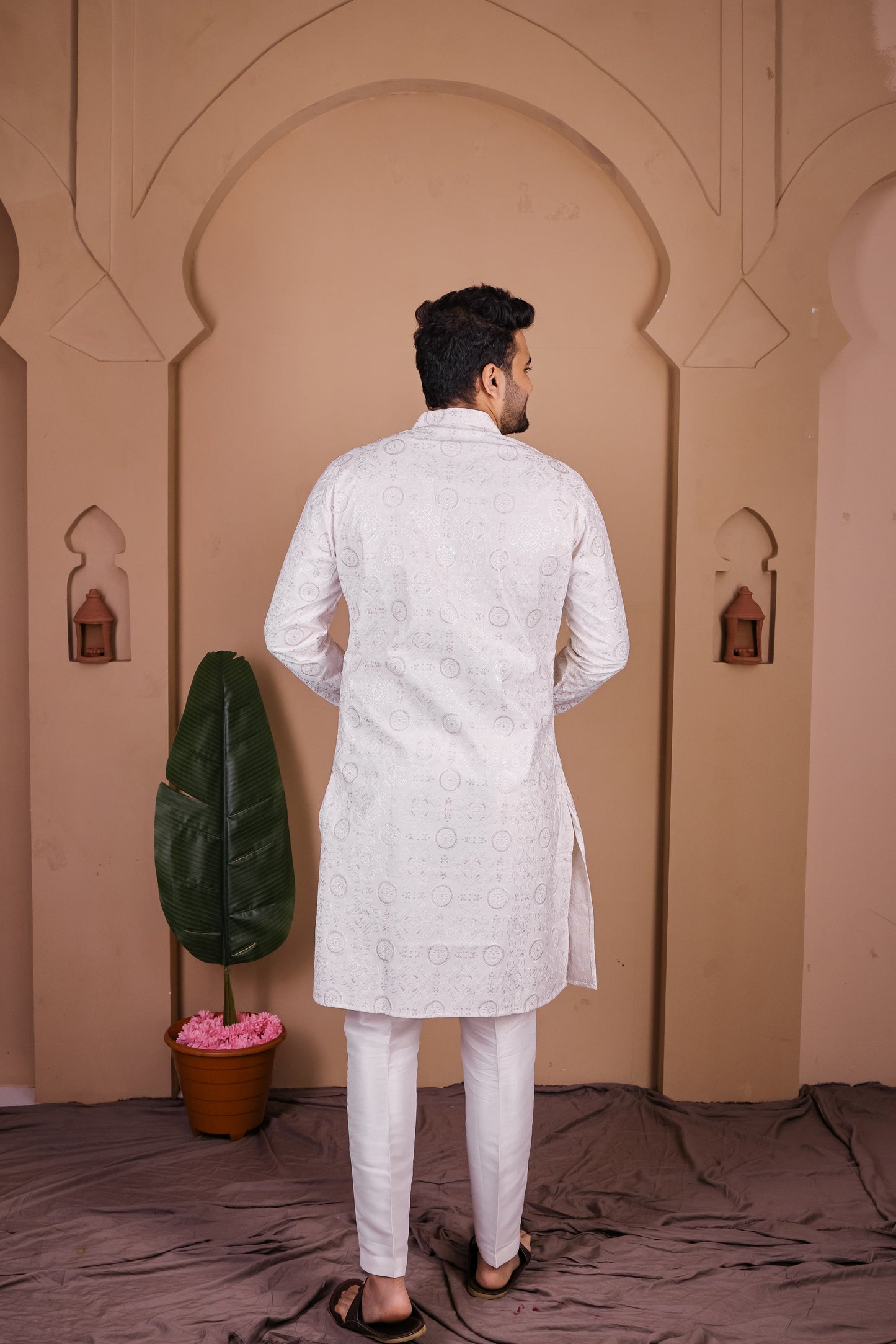 Ornate Chakra Motif Kurta