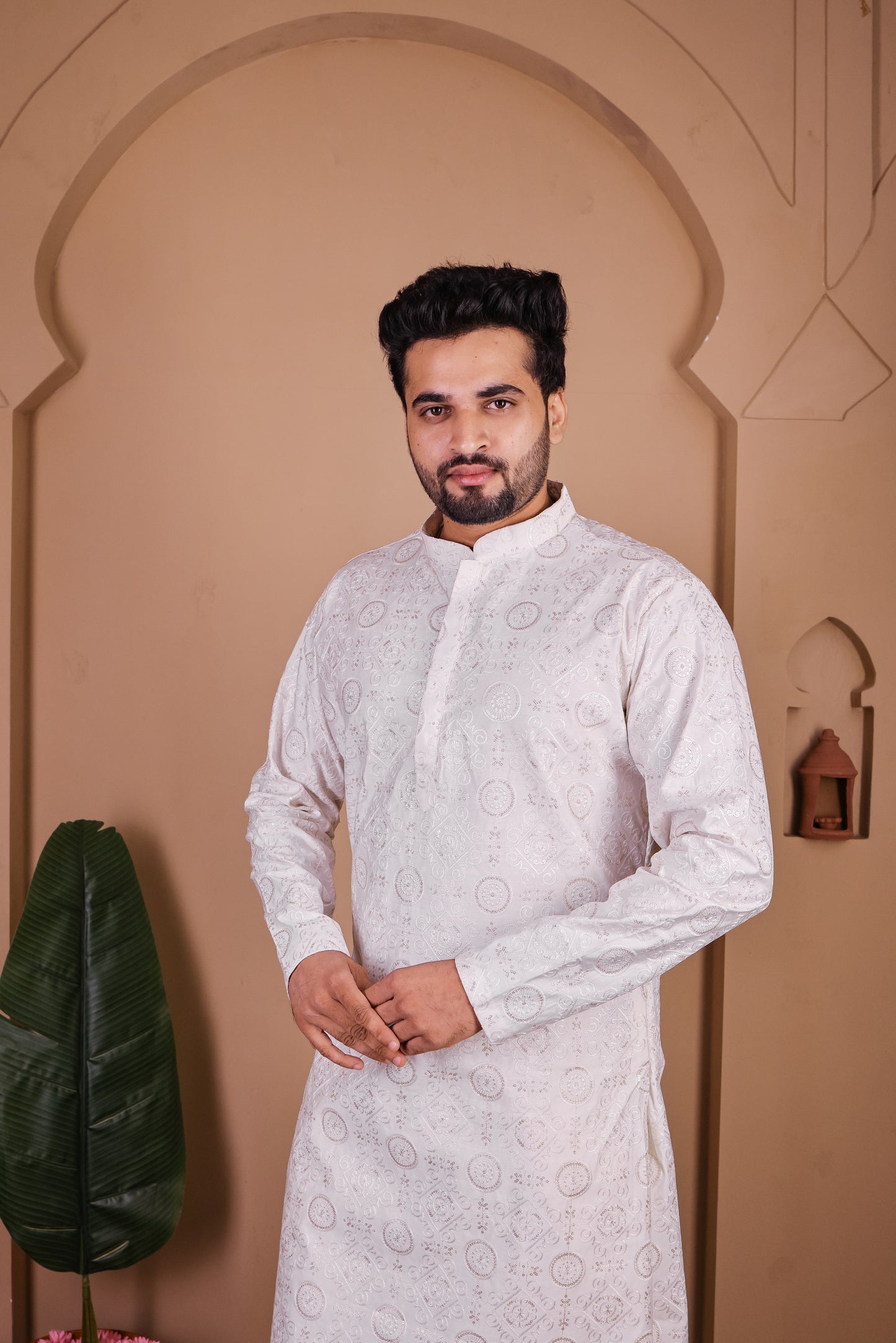 Ornate Chakra Motif Kurta