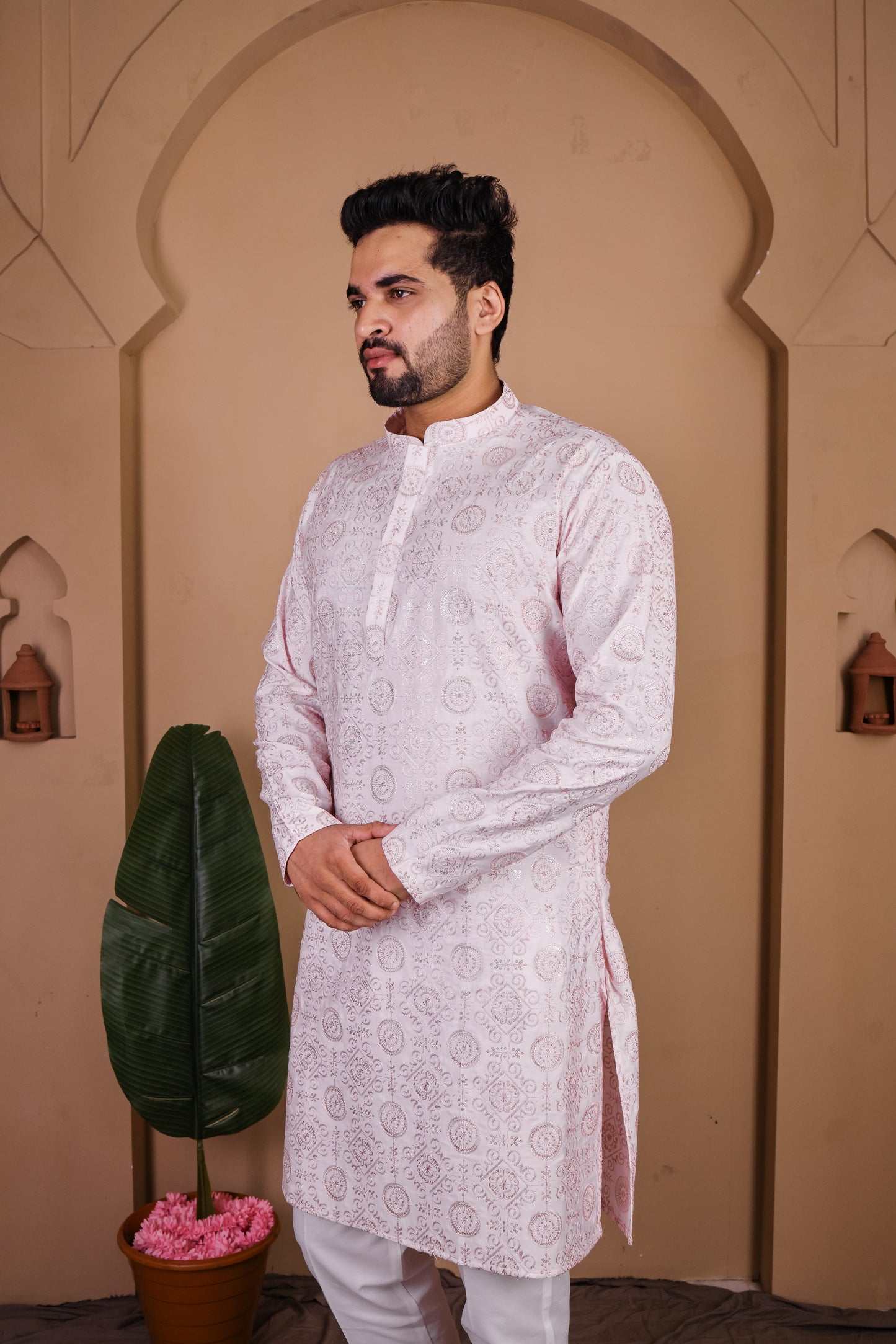 Ornate Chakra Motif Kurta