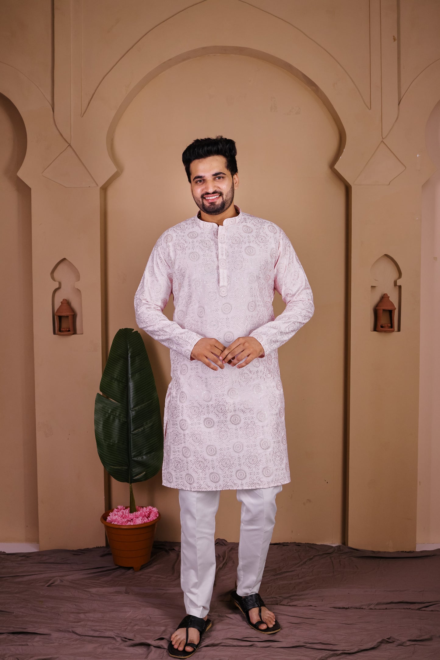 Ornate Chakra Motif Kurta