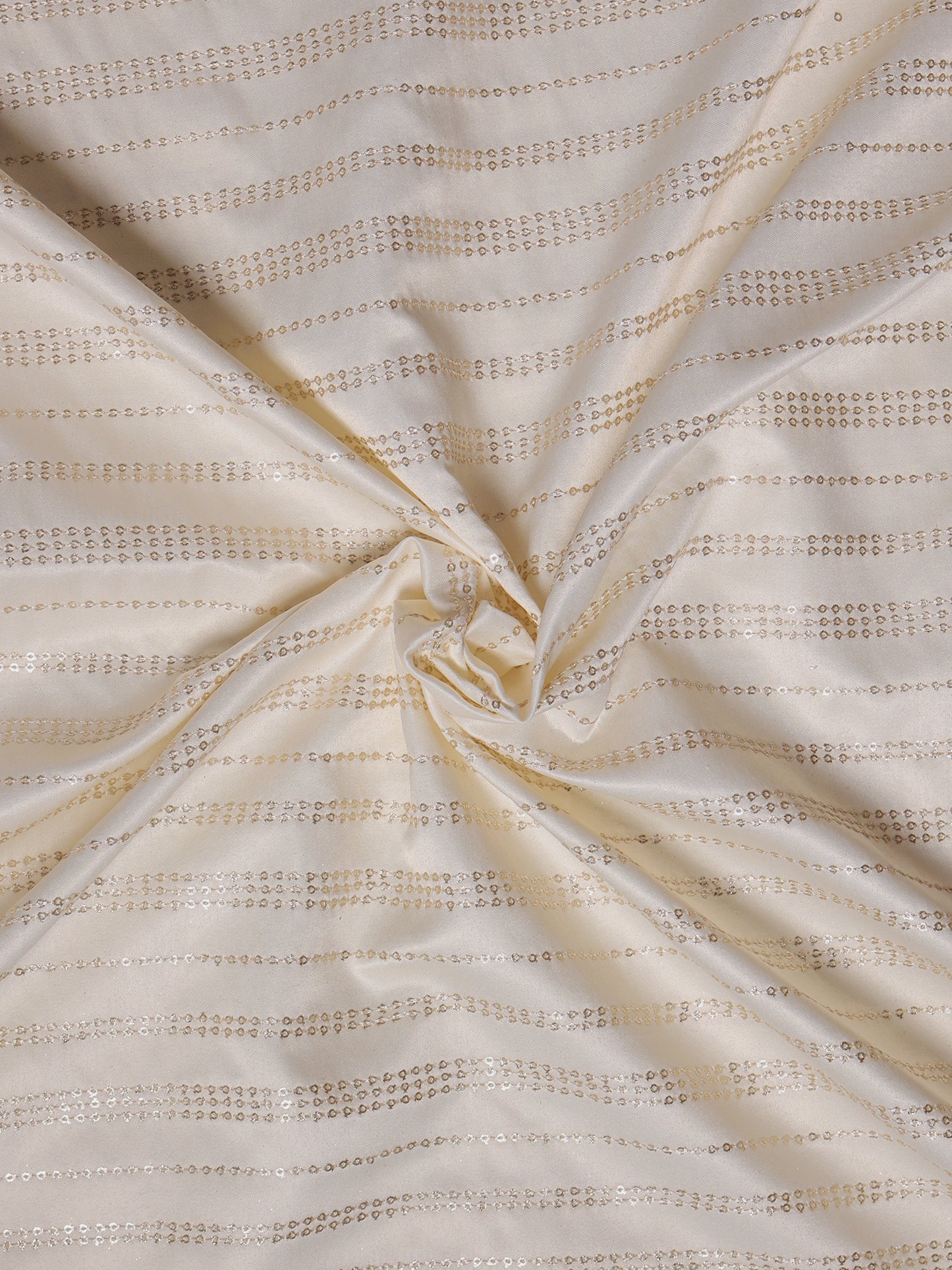 Garden-Inspired Border in Viscose Silk