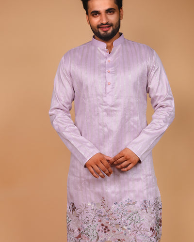 Floral Cascade Daman Kurta