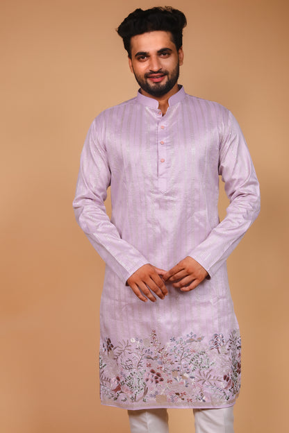 Floral Cascade Daman Kurta