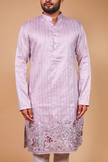 Floral Cascade Daman Kurta