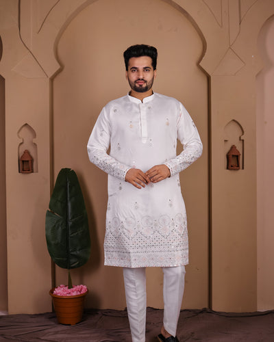 Intricate Sequin Work Kurta