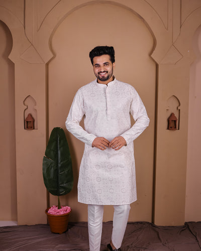 Ornate Chakra Motif Kurta
