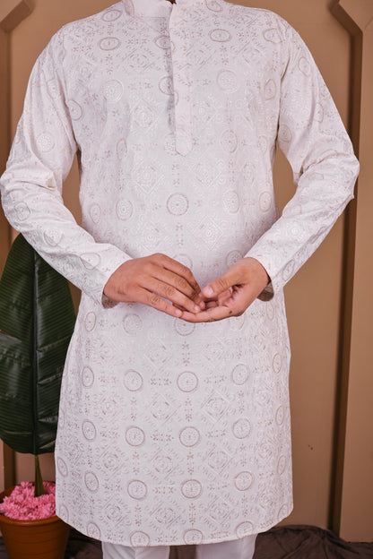 Ornate Chakra Motif Kurta