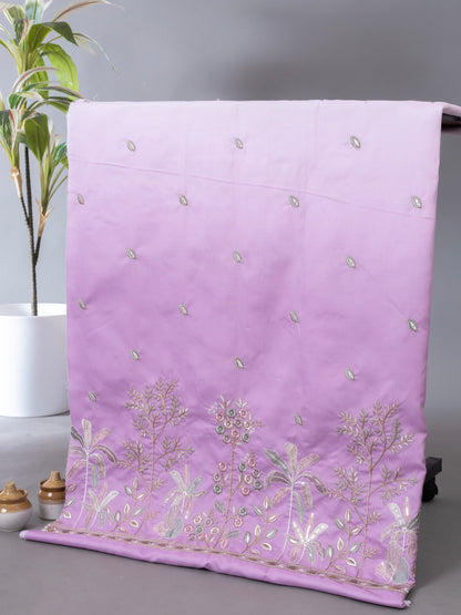 Floral Booti Border Ethnic Fabric