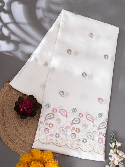 Heritage Zari Work Ethnic Fabric