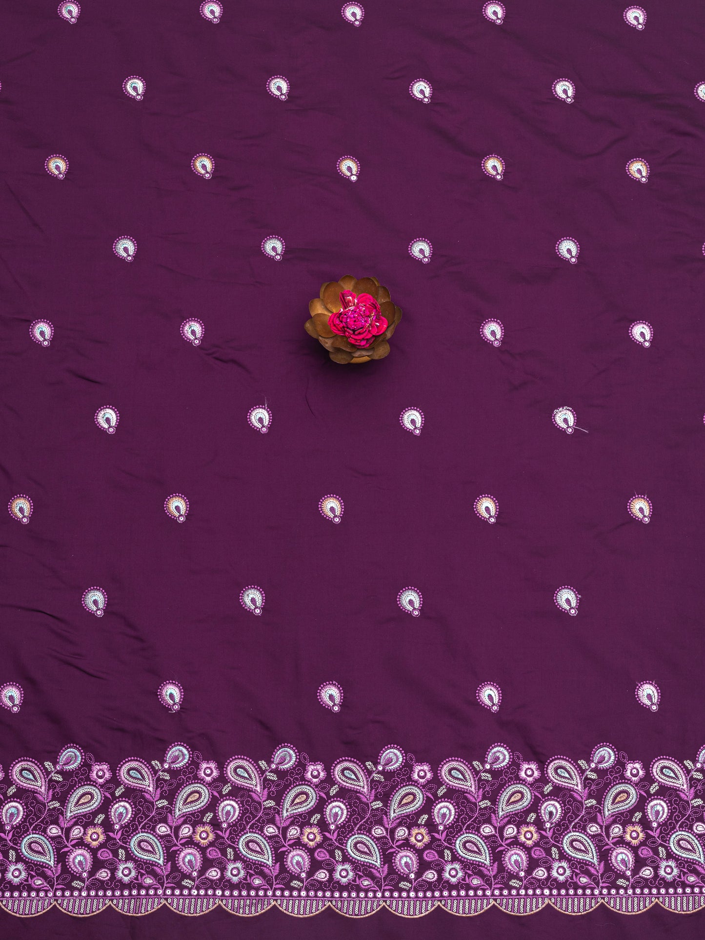 Heritage Zari Work Ethnic Fabric