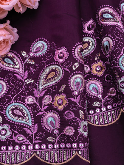 Heritage Zari Work Ethnic Fabric