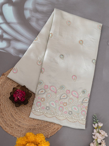 Heritage Zari Work Ethnic Fabric