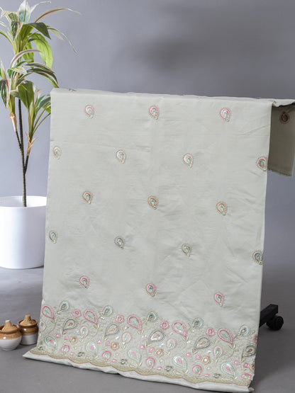 Heritage Zari Work Ethnic Fabric