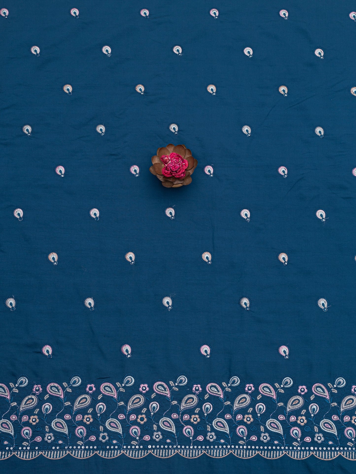 Heritage Zari Work Ethnic Fabric