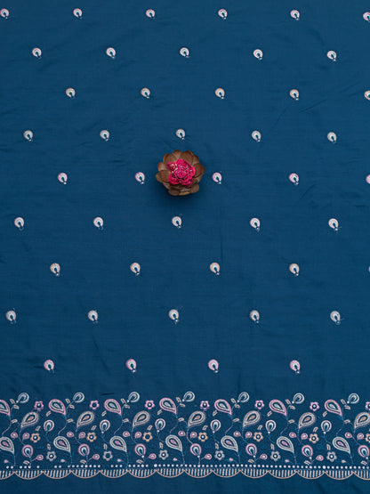 Heritage Zari Work Ethnic Fabric